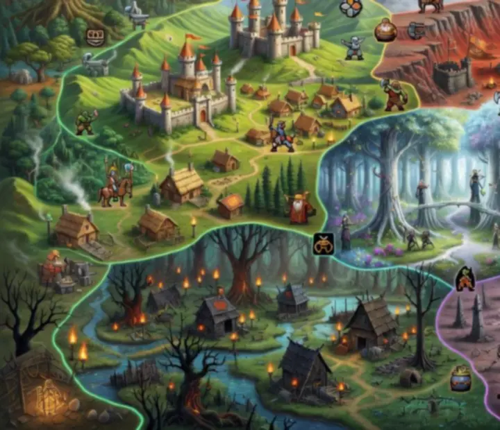 War Legends – különböző fantasy seregek felállva csatára készen