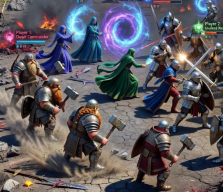 Csapat alapú 2v2 és 3v3 PvP ütközet a War Legends-ben