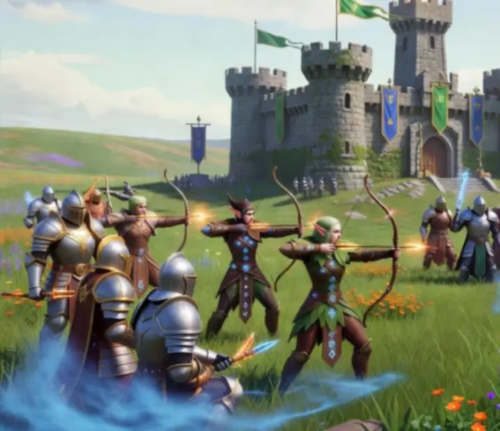 War Legends fantasy csatatér illusztráció GYIK oldalhoz