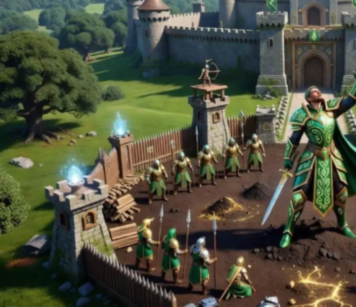 Hős War Legends bázison, amelyet véd és irányít